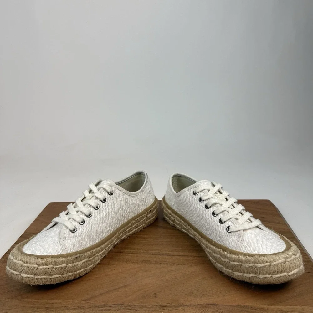 New Womens Seavees Coronado Espadrille Lace-Up Sneakers Shoes‎ Size 7 M